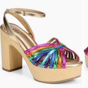 Franco Sarto. Willow Ankle Strap Platform Sandal (Women)